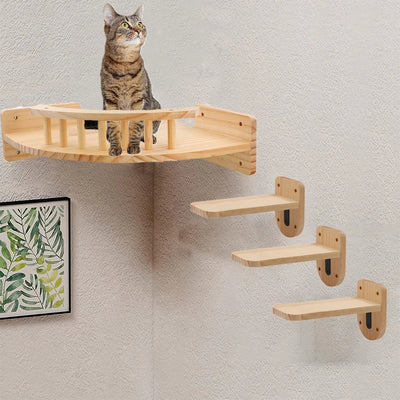 Cat Wall Mounted Shelves Set
