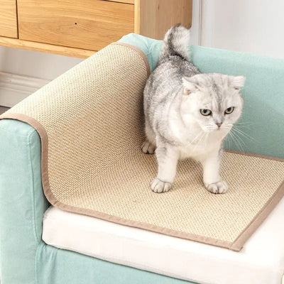 Natural Bamboo Cat Scratcher Sofa Mats Board